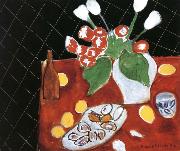 Henri Matisse Black background, tulips and oysters china oil painting artist